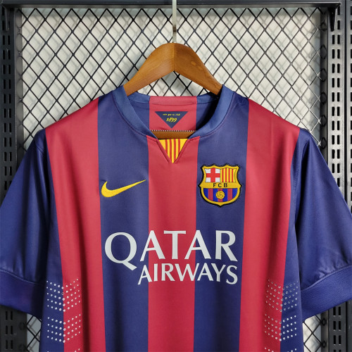 Retro Jersey 2014-2015 Barcelona Home Soccer Jersey Vintage Football Shirt