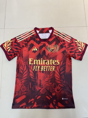 Fans Version 2023-2024 Arsenal Special Red Soccer Jersey