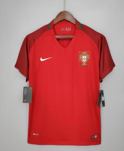 Retro Jersey 2018 Potugual Home Red Soccer Jersey