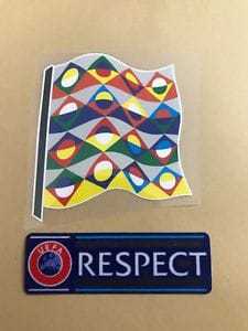 The Nations League patch and Respect Patch for National Team Jerseys