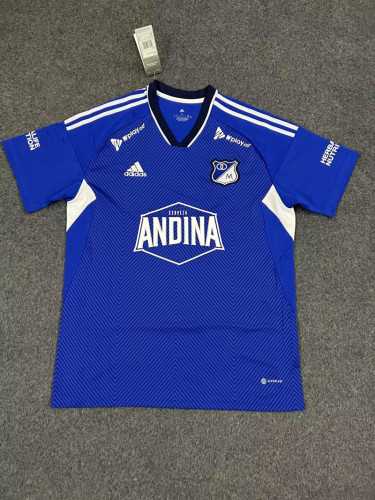 2023-2024 Fans Version Millonarios Home Soccer Jersey