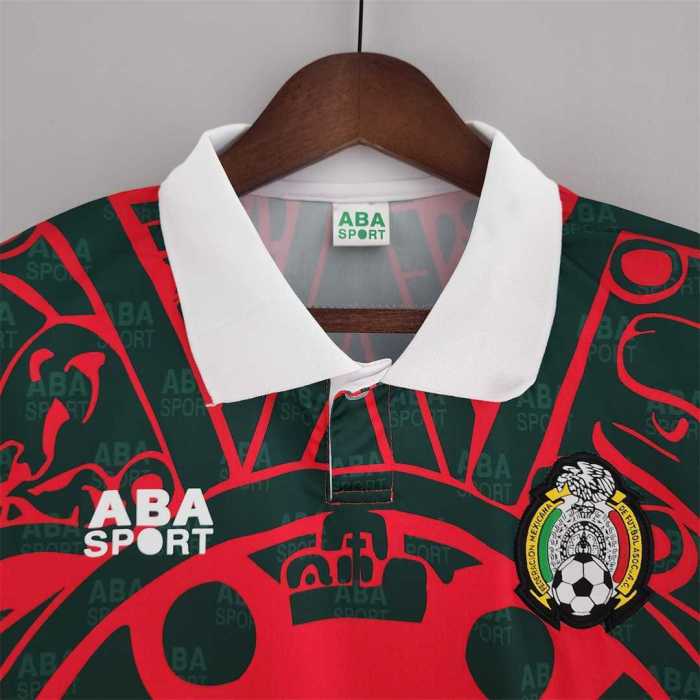 Retro Jersey 1997 Mexico 4th Away Red Soccer Jersey