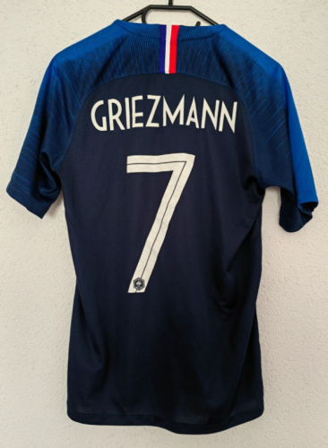 Retro Shirt 2018 France 7 GRIEZMANN Home Soccer Jersey