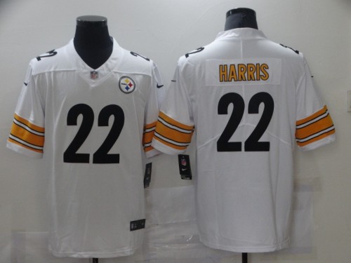 Steelers 22 Najee Harris White 2021 NFL Draft Vapor Untouchable Limited Jersey
