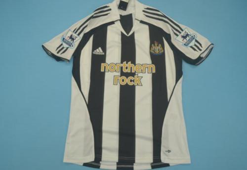 with EPL Patch Retro Jersey 2005-2006 Newcastle United Home Soccer Jersey
