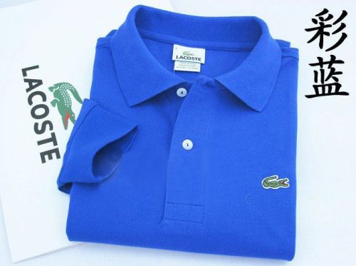 Blue Long Sleeve La-coste Polo for Men and Women Style