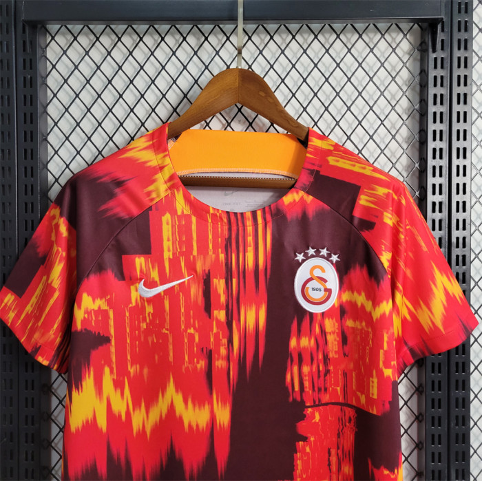 Fan Version 2023-2024 Galatasaray Orange Soccer Training Jersey