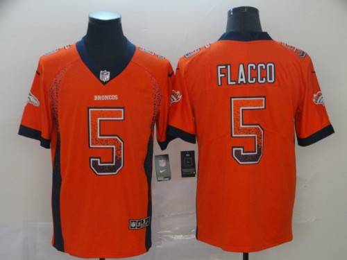 Denver Broncos #5 FLACCO Orange NFL Jersey