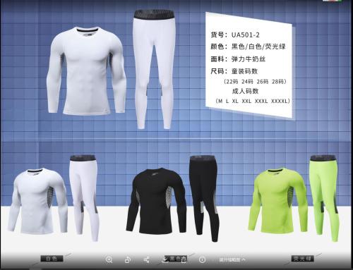 UA501-2 Skins Compression Thermal Jersey and Pants