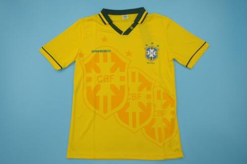 Retro Jersey 1994 Brazil Home Soccer Jersey