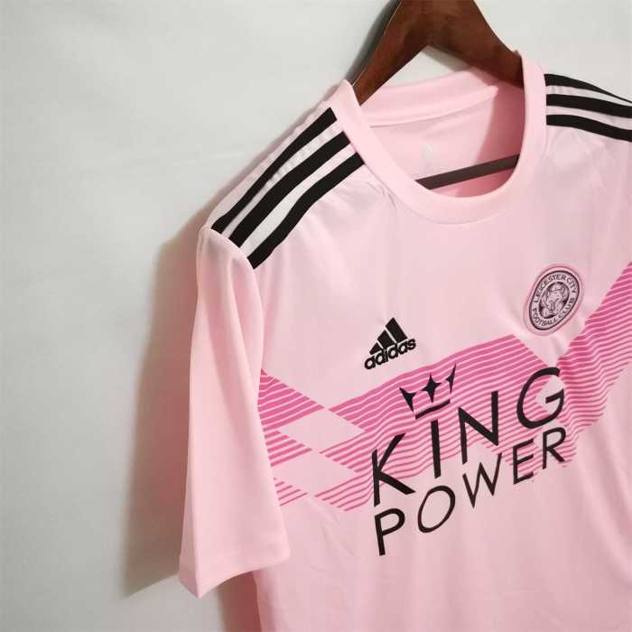 Retro Jersey 2019-2020 Leicester City Away Pink Soccer Jersey