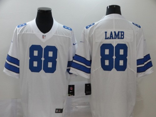 Dallas Cowboys 88 Ceedee Lamb White 2020 NFL Draft First Round Pick Vapor Untouchable Limited Jersey