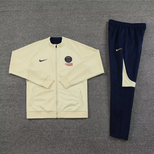 2023-2024 PSG Yellow Soccer Training Jacket and Pants