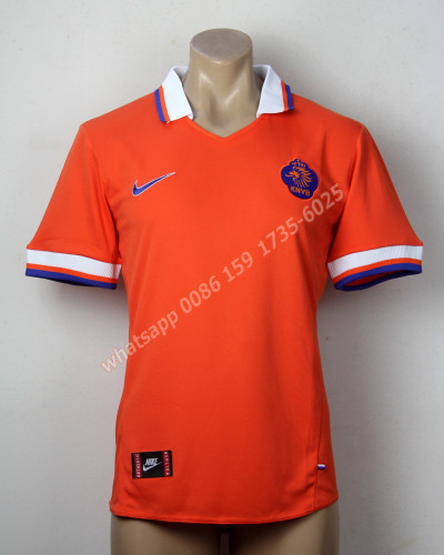 Retro Jersey 1997-1998 Netherlands Home Orange Commemorative Edition Soccer Jersey