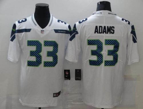 Seahawks 33 Jamal Adams White Vapor Untouchable Limited Jersey