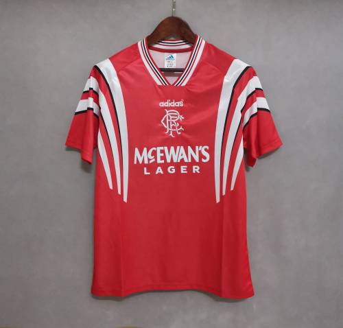 Retro Jersey 1996-1997 Rangers McCOIST 9 Away Red Soccer Jersey