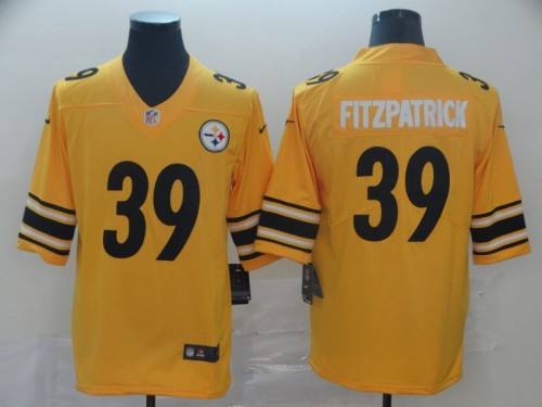 Pittsburgh Steelers 39 Minkah Fitzpatrick Yellow Vapor Untouchable Limited Jersey