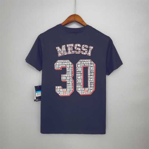 K00051 PSG Borland MESSI 30 Soccer T-shirt