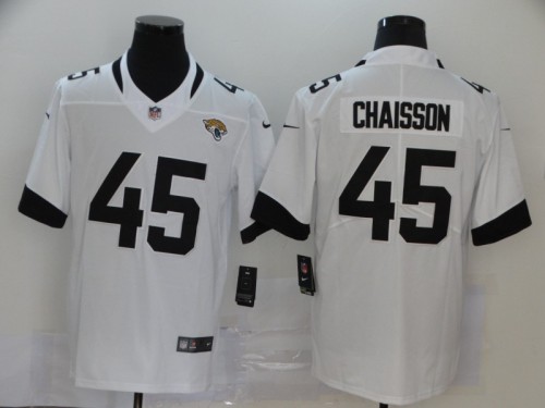 Jacksonville Jaguars 45 K'Lavon Chaisson White 2020 NFL Draft First Round Pick Vapor Untouchable Limited Jersey