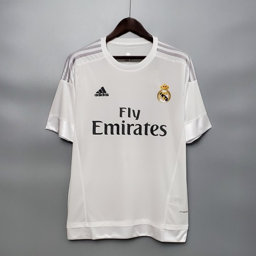 Retro Jersey 2015-2016 Real Madrid Home Soccer Jersey Vintage Real Camisetas de Futbol