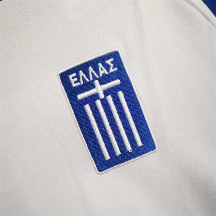 Retro Jersey 2004 Greece Home Soccer Jersey Vintage Football Shirt