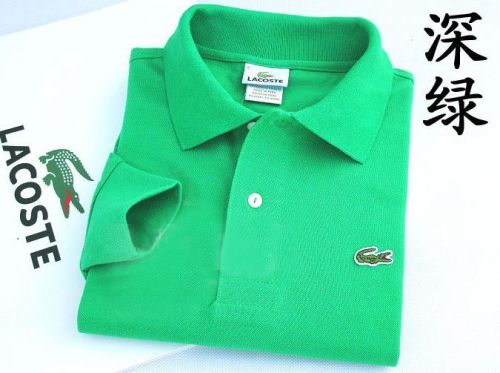 Dark Green Long Sleeve La-coste Polo for Men and Women Style