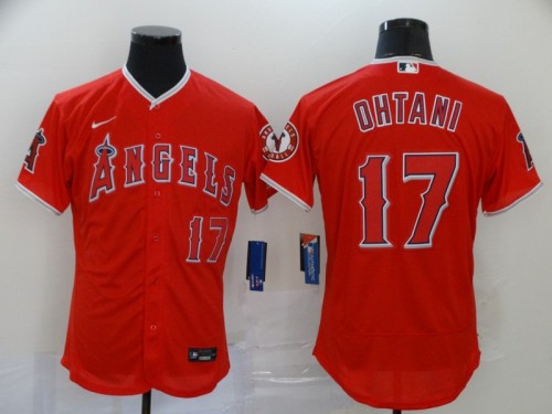 Los Angeles Angels of Anaheim 17 OHTANI Red 2020 Flexbase Jersey