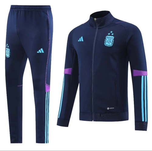 with 3 Stars 2022-2023 Argentina Borland Soccer Jacket and Pants