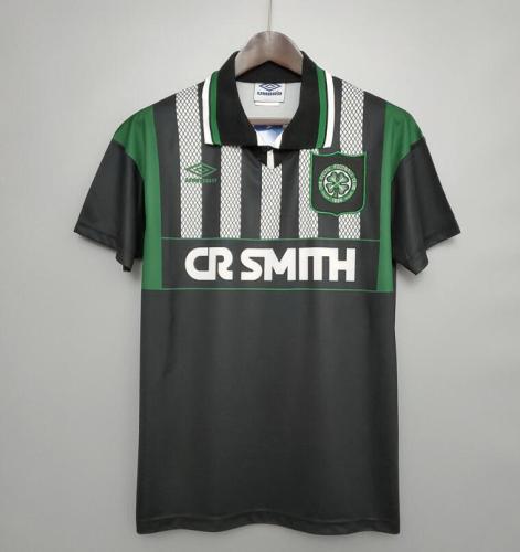 Retro Jersey 1994-1996 Celtic Away Black/Green Soccer Jersey