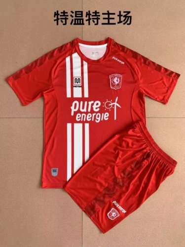 Adult Uniform 2022-2023 Twente Home Soccer Jersey Shorts