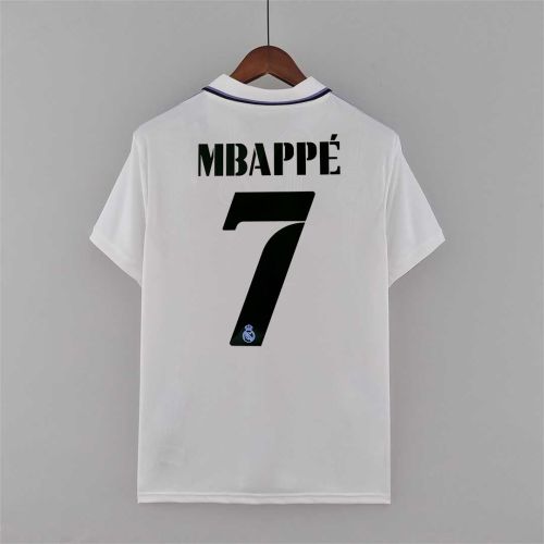 Fans Version 2022-2023 Real Madrid MBAPPE 7 Home Soccer Jersey