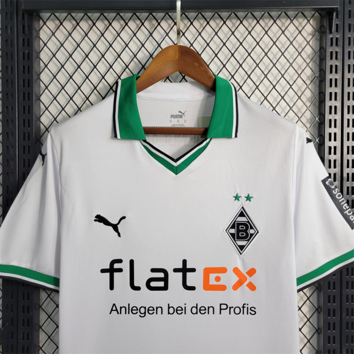 Fan Version 2023-2024 Borussia Monchengladbach Home Soccer Jersey