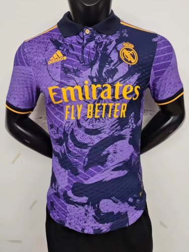 2023-2024 Player Version Real Madrid Purple Soccer Jersey