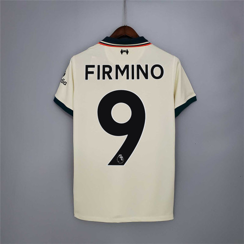 Fans Version 2021-2022 Liverpool FIRMINO 9 Away Soccer Jersey