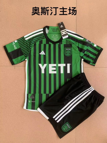 Adult Uniform 2023-2024 Austin Home Soccer Jersey Shorts