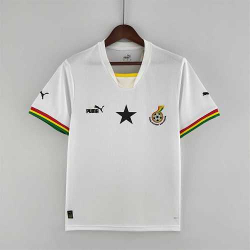 Fans Version 2022-2023 Ghana Home Soccer Jersey