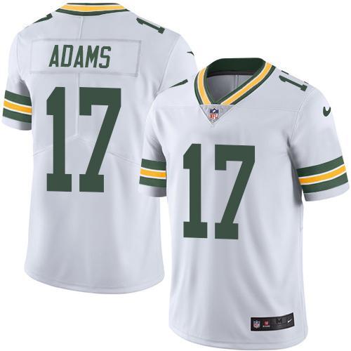 Green Bay Packers #17 ADAMS White NFL Legend Jersey