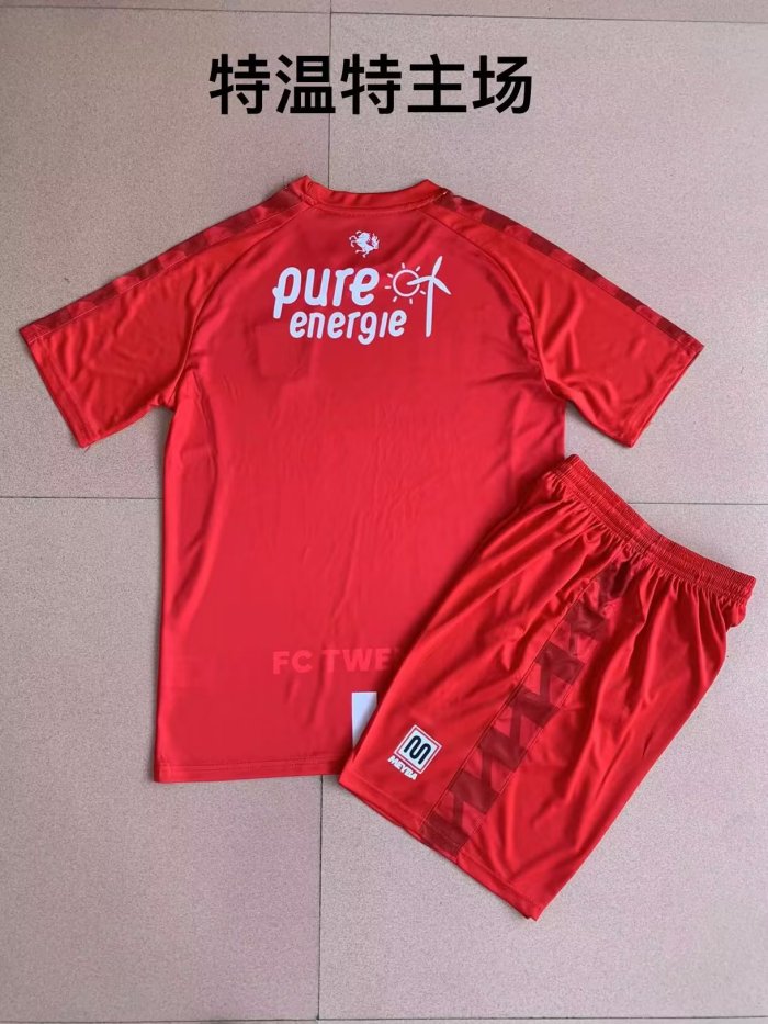Adult Uniform 2022-2023 Twente Home Soccer Jersey Shorts