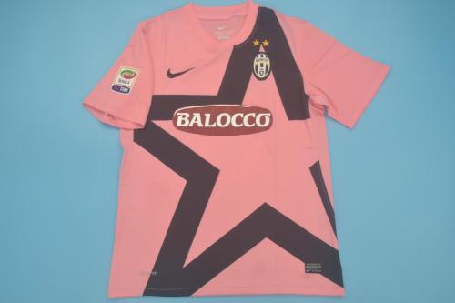 with Serie A Patch Retro Jersey Juventus 2011-2012 Away Pink Soccer Jersey