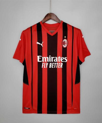 Fans Version 2021-2022 AC Milan Home Soccer Jersey
