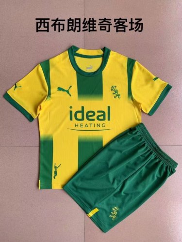 Adult Uniform 2022-2023 West Bromwich Albion Away Soccer Jersey Shorts