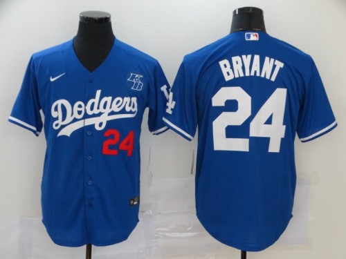 Los Angeles Dodgers 24 BRYANT Blue Cool Base Jersey