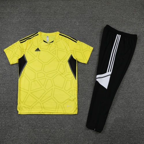 LH-S Yellow Soccer Training Suit and Long Pants(accept custom logo)