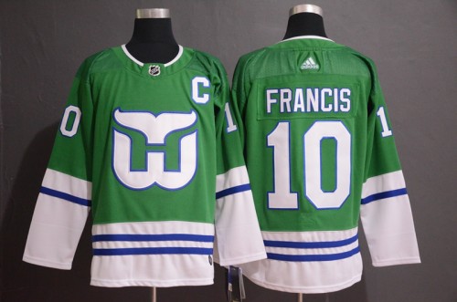 Hartford Whalers #10 FRANCIS Green NHL Hockey Jersey