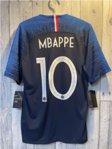 Retro Shirt 2018 France 10 MBAPPE Home Soccer Jersey