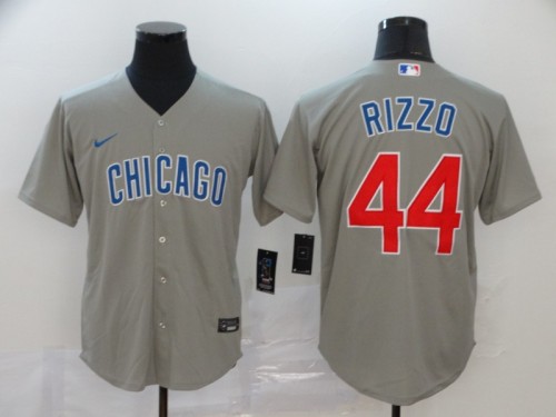 Chicago Cubs 44 RIZZO Grey 2020 Cool Base Jersey