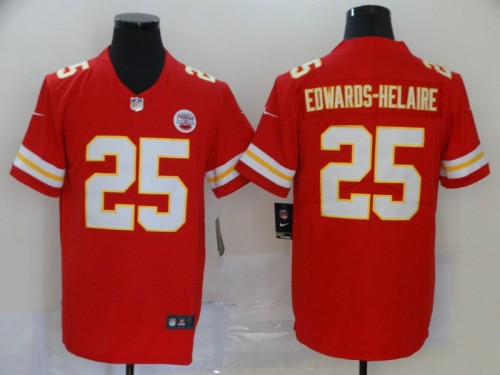 Kansas City Chiefs 25 Clyde Edwards-Helaire Red 2020 NFL Draft First Round Pick Vapor Untouchable Limited Jersey