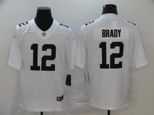 Tampa Bay Buccaneers 12 Tom Brady White Vapor Untouchable Limited Jersey