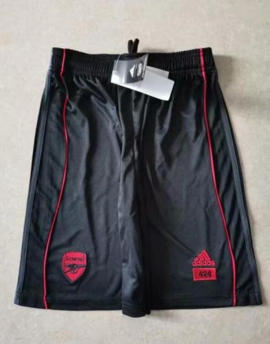 Arsenal X 424 Black Soccer Shorts