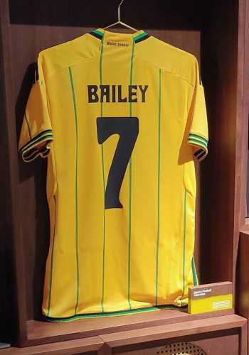 Fans Version 2023-2024 Jamaica BAILEY 7 Home Soccer Jersey